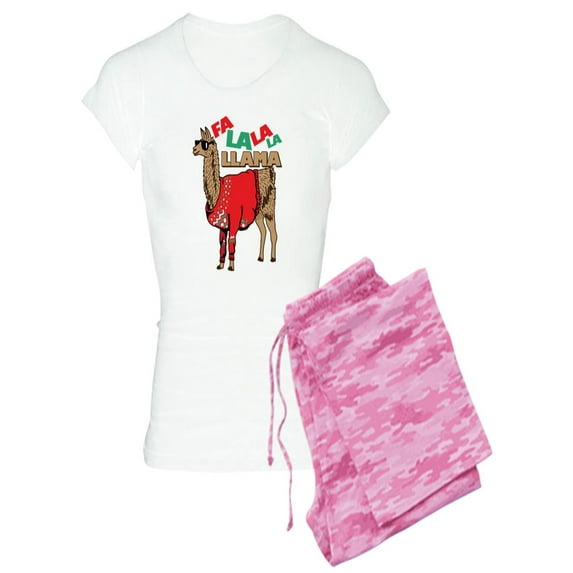 CafePress - Fa La La Llama - Women's Light Pajamas