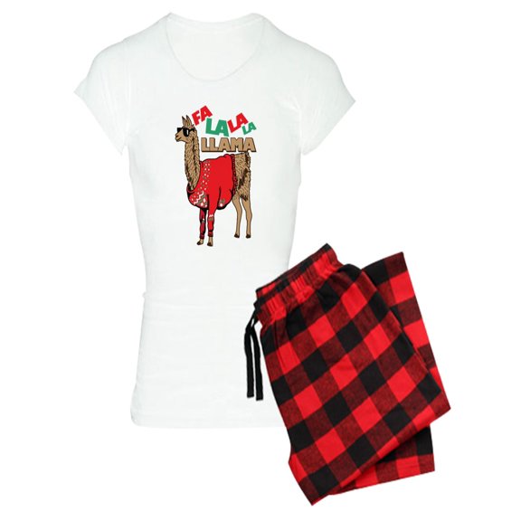 CafePress - Fa La La Llama - Women's Light Pajamas