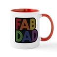 thumbnail image 1 of CafePress - Fab Dad Mug - 11 oz Ceramic Mug - Novelty Coffee Tea Cup, 1 of 4