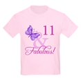thumbnail image 1 of CafePress - Fabulous 11Th Birthday For Girls Kids Light T Shir - Light T-Shirt Kids XS-XL, 1 of 4