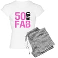 thumbnail image 1 of CafePress - Fabulous 50Th Birthday - Women's Light Pajamas, 1 of 4