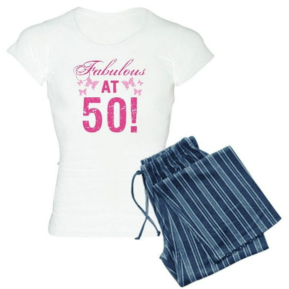 CafePress - Fabulous 50Th Birthday - Women's Light Pajamas
