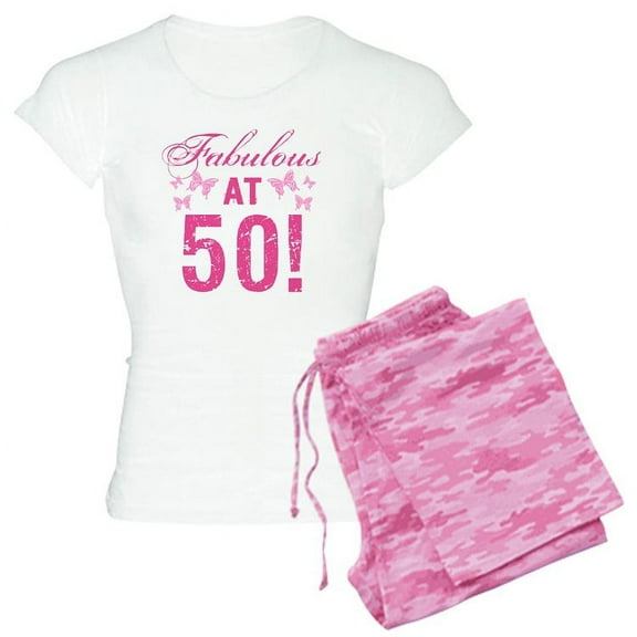 CafePress - Fabulous 50Th Birthday - Women's Light Pajamas