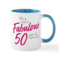 thumbnail image 1 of CafePress - Fabulous And 50 - 11 oz Ceramic Mug - Novelty Coffee Tea Cup, 1 of 4