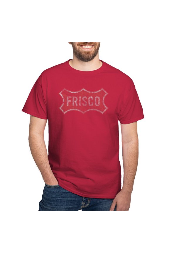 - Faded Frisco T Shirt - Men's Classic Graphic Cotton T-Shirt
