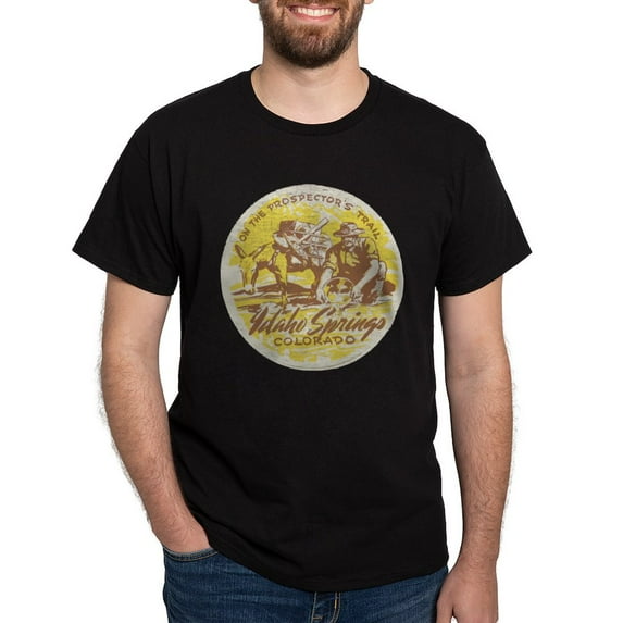 CafePress - Faded Idaho Springs Colorado T Shirt - Men's Classic Graphic Cotton T-Shirt