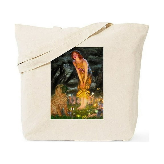 CafePress - Fairies / Shar Pei Tote Bag - Unisex Canvas Tote Bag, Beige, 1-Piece