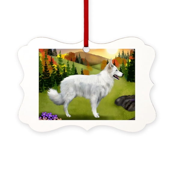 CafePress - Fall WGS - Scroll Ornament