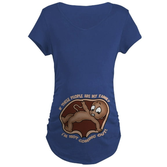 CafePress - Familiaphobia DS Maternity Dark T Shirt - Maternity Dark T-Shirt