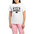 thumbnail image 1 of CafePress - Family Faith Football Women's Light Pajamas - Women's Short Sleeve Print T-Shirt and Pants Light Cotton Pajama Set, 1 of 7