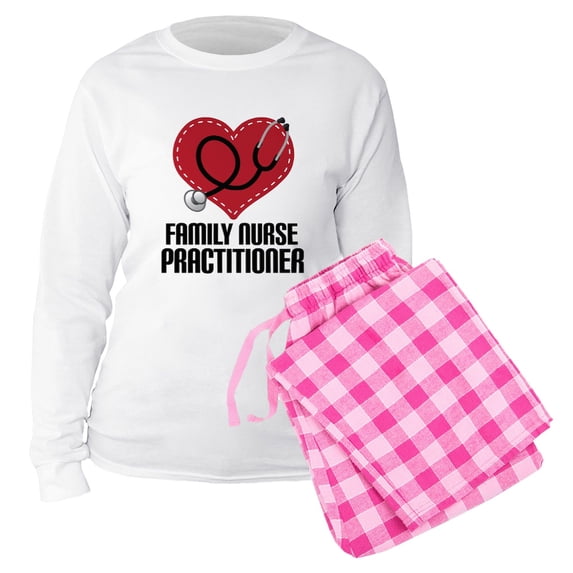 CafePress - Family Nurse Practitioner Cute - Women's Long Sleeve Relaxed Fit Cotton Light Pajama Set