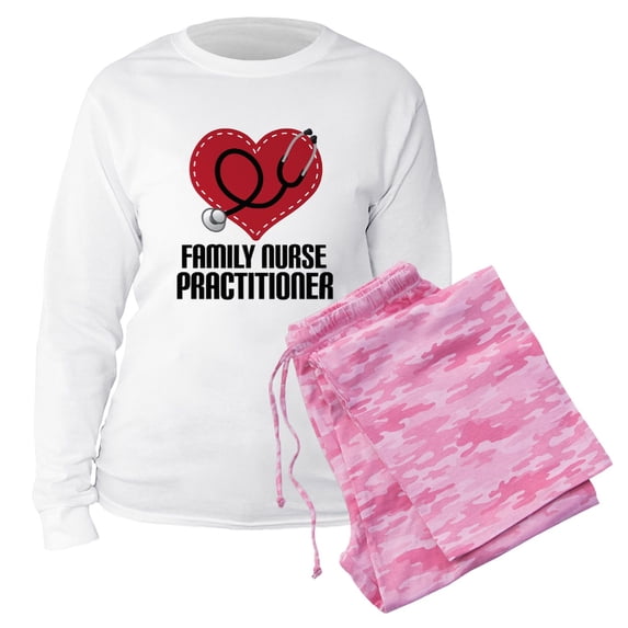 CafePress - Family Nurse Practitioner Cute - Women's Long Sleeve Relaxed Fit Cotton Light Pajama Set