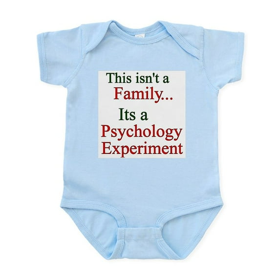 CafePress - Family Psych Experiment2 Infant Bodysuit - Baby Light Bodysuit, Size Newborn - 24 Months