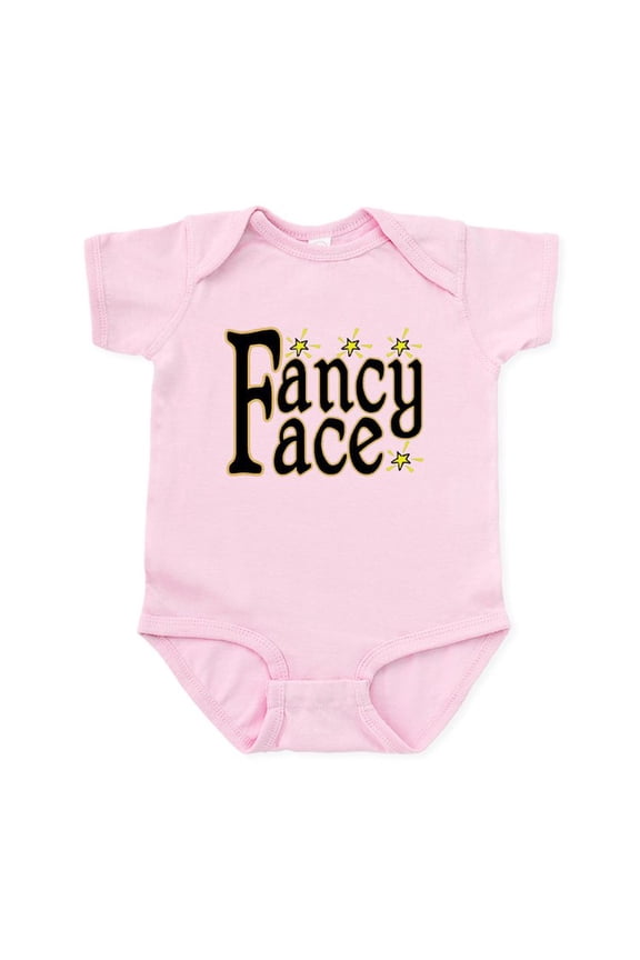 - Fancy Face Infant Bodysuit - Baby Light Bodysuit, Size Newborn - 24 Months