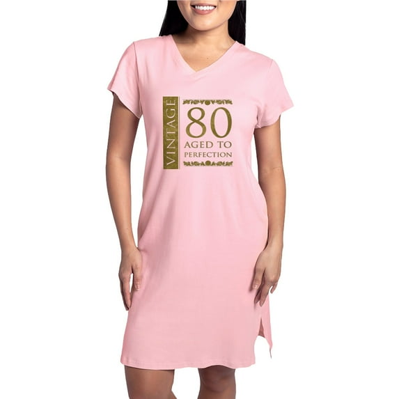 CafePress - Fancy Vintage 80Th Birthday - Women's Nightshirt