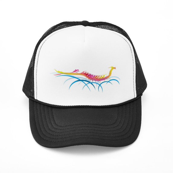 CafePress - Fantastic Dragon Boat - Adjustable Unisex Printed Trucker Hat with Mesh Back