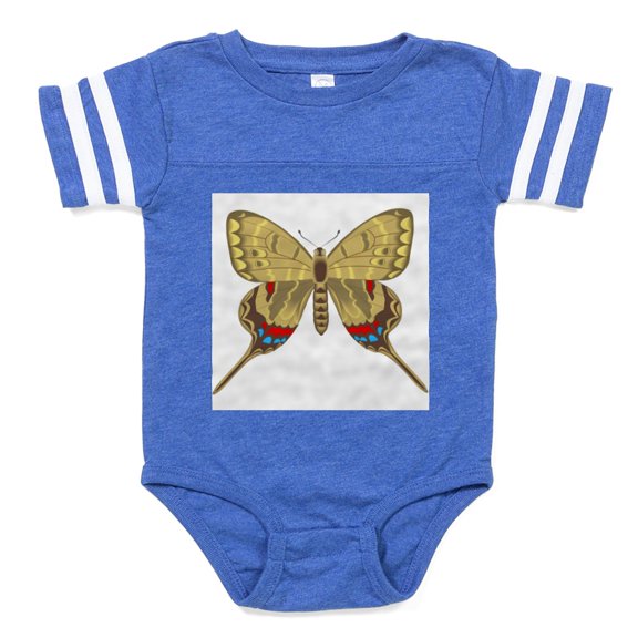 CafePress - Fantasy Butterfly 14 - Cute Infant Baby Football Bodysuit