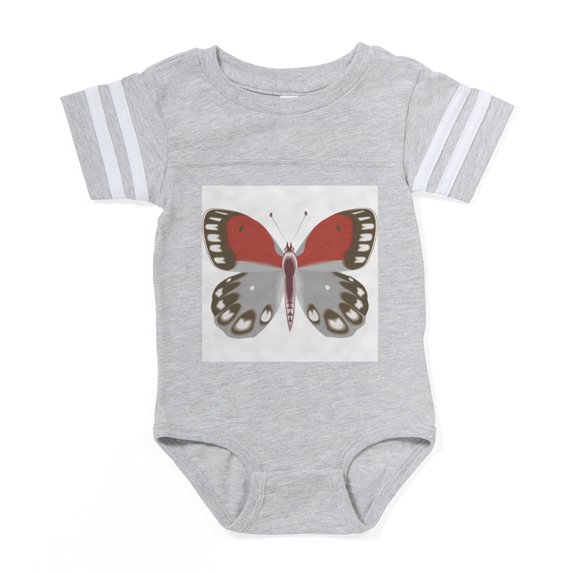 CafePress - Fantasy Butterfly 7 - Cute Infant Baby Football Bodysuit