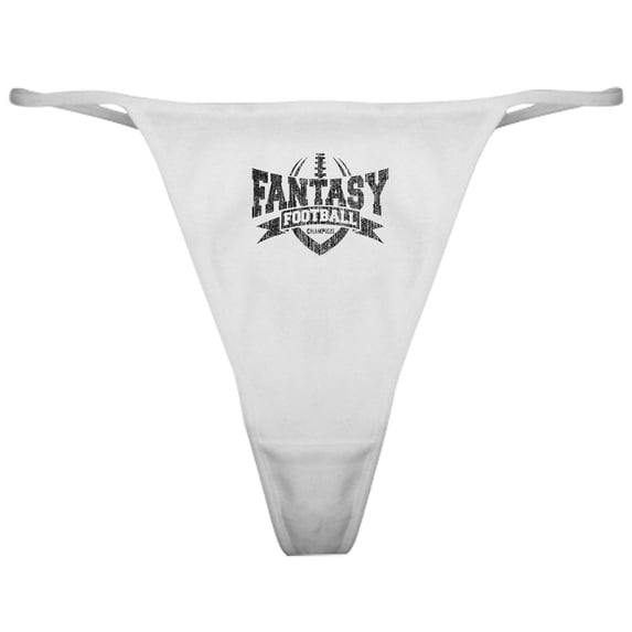 CafePress - Fantasy Football Champion Classic Thong - Women's Novelty Thong Panties Underwear