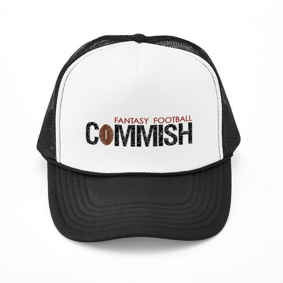 CafePress - Fantasy Football Commish - Adjustable Unisex Printed Trucker Hat with Mesh Back