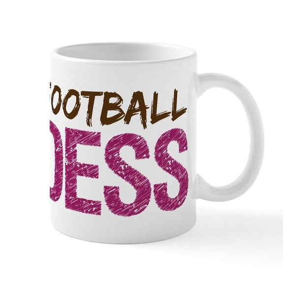 CafePress - Fantasy Football Goddess Mug - 11 oz Ceramic Mug - Novelty Coffee Tea Cup
