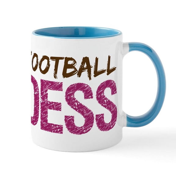 CafePress - Fantasy Football Goddess Mug - 11 oz Ceramic Mug - Novelty Coffee Tea Cup