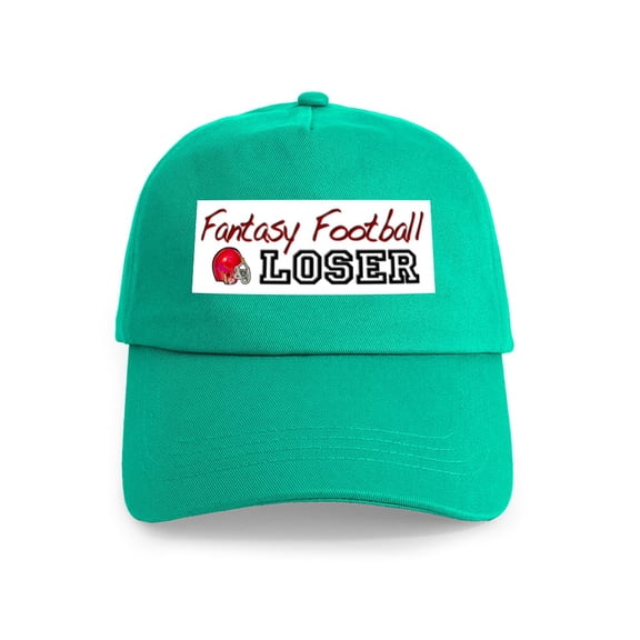 CafePress - Fantasy Football Loser Cap - Adjustable 100% Brushed Unisex Casual Cotton Baseball Cap, Beige, 1