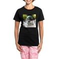 thumbnail image 1 of CafePress - Fantasy Wolf Women's Dark Pajamas - Women's Short Sleeve Print T-Shirt and Pants Dark Cotton Pajama Set, 1 of 7