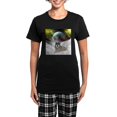 thumbnail image 1 of CafePress - Fantasy Wolf Women's Dark Pajamas - Women's Short Sleeve Print T-Shirt and Pants Dark Cotton Pajama Set, 1 of 7