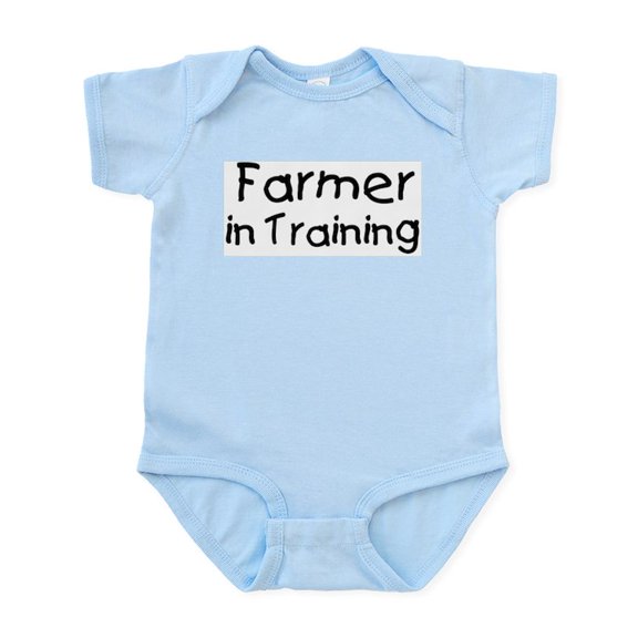 CafePress - Farmer In Training Infant Bodysuit - Baby Light Bodysuit, Size Newborn - 24 Months