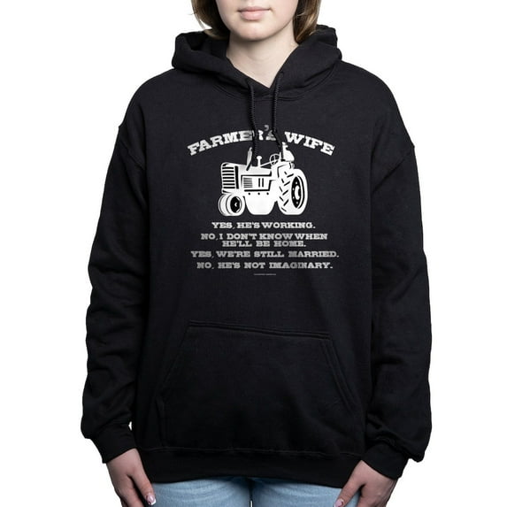 CafePress - Farmer's Wife Joke - Pullover Hoodie, Classic & Comfortable Hooded Sweatshirt