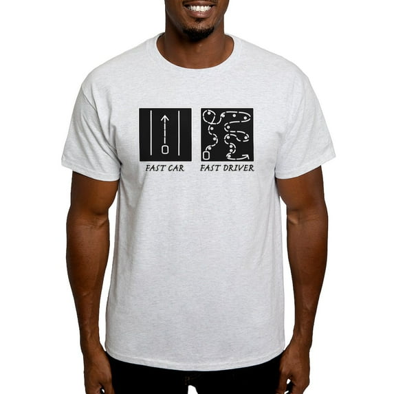 CafePress - Fast Car Fast Driver Light T Shirt - Men's Classic Graphic T-Shirt