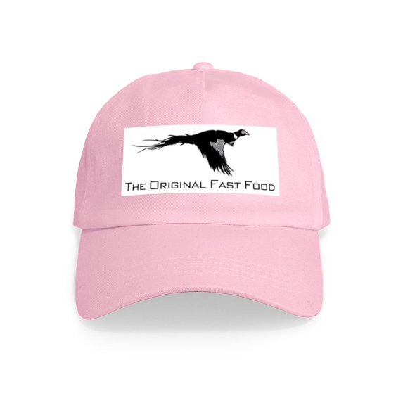 CafePress - Fast Food Pheasant Cap - Adjustable 100% Brushed Unisex Casual Cotton Baseball Cap, Beige, 1