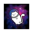 thumbnail image 1 of CafePress - Fat Cat In Space Sticker - Square Sticker 3" x 3", 1 of 1