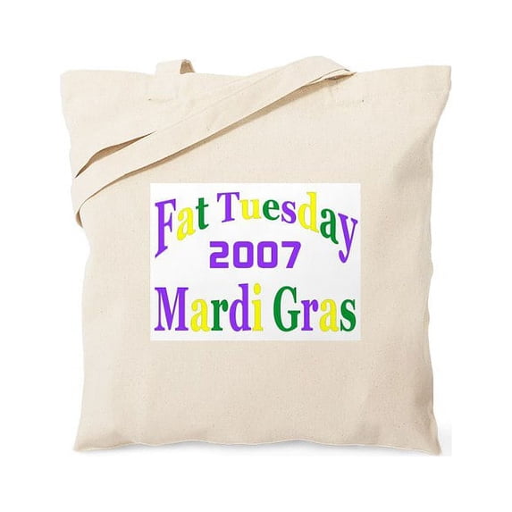 CafePress - Fat Tuesday Tote Bag - Unisex Canvas Tote Bag, Beige, 1-Piece