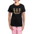 thumbnail image 1 of CafePress - Fates Of Henry VIII Wives Women's Dark Pajamas - Women's Short Sleeve Print T-Shirt and Pants Dark Cotton Pajama Set, 1 of 7