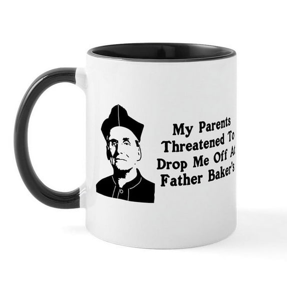 CafePress - Father Baker Mug - 11 oz Ceramic Mug - Novelty Coffee Tea Cup