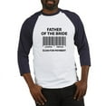 thumbnail image 1 of CafePress - Father Of The Bride Baseball Jersey - Cotton Baseball Jersey, 3/4 Raglan Sleeve Shirt, 1 of 4