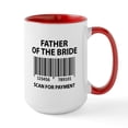 thumbnail image 1 of CafePress - Father Of The Bride Mugs - 15 oz Ceramic Large White Novelty Mug, 1 of 4