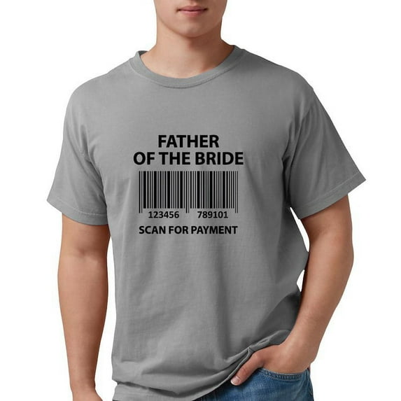 CafePress - Father Of The Bride T Shirt - Mens Comfort Colors Shirt