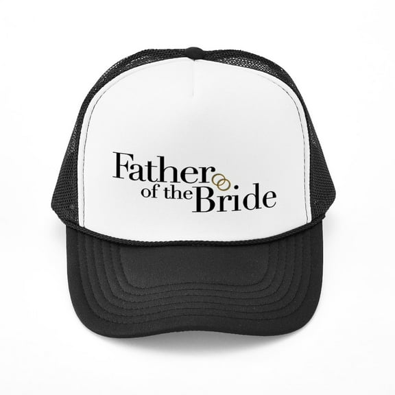 CafePress - Father Of The Bride - Adjustable Unisex Printed Trucker Hat with Mesh Back