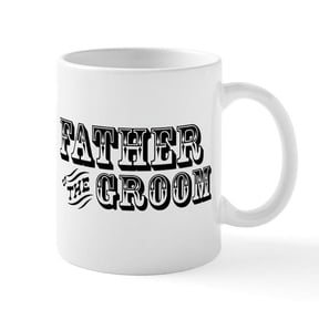 CafePress - Father Of The Groom Old West Mug - 11 oz Ceramic Mug - Novelty Coffee Tea Cup