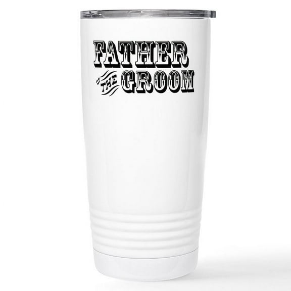 CafePress - Father Of The Groom Old West Stainless Steel Tra - Insulated Stainless Steel Travel Tumbler 20 oz.