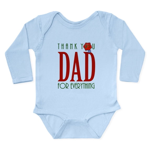 CafePress - Father's Day Body Suit - Long Sleeve Cotton Baby Bodysuit