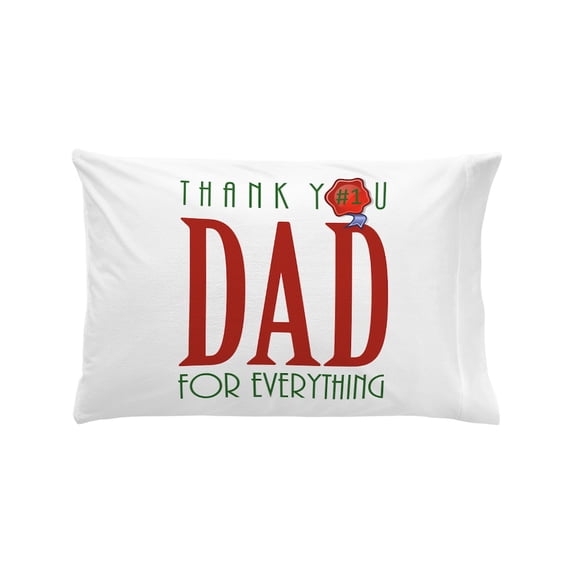 CafePress - Father's Day Pillow Case - Standard Size Pillow Case, 20"x30" Pillow Cover, Unique Pillow Slip Microfiber