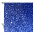 thumbnail image 1 of CafePress - Faux Blue Glitter Texture Shower Curtain (Matte) - Unique Fabric Shower Curtain 70" x 72", 1 of 3