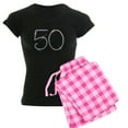 thumbnail image 1 of CafePress - Faux Rhinestone 50Th Birthda - Women's Dark Pajamas, 1 of 4