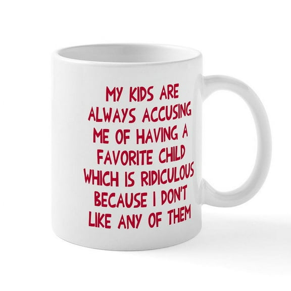 CafePress - Favorite Child Mug - 11 oz Ceramic Mug - Novelty Coffee Tea Cup
