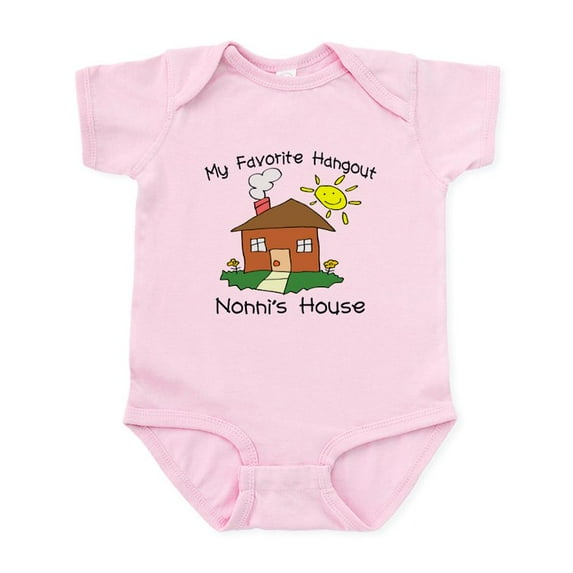 CafePress - Favorite Hangout Nonni's Hous Infant Bodysuit - Baby Light Bodysuit, Size Newborn - 24 Months