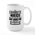 thumbnail image 1 of CafePress - Favorite Niece - 15 oz Ceramic Large White Novelty Mug, 1 of 6